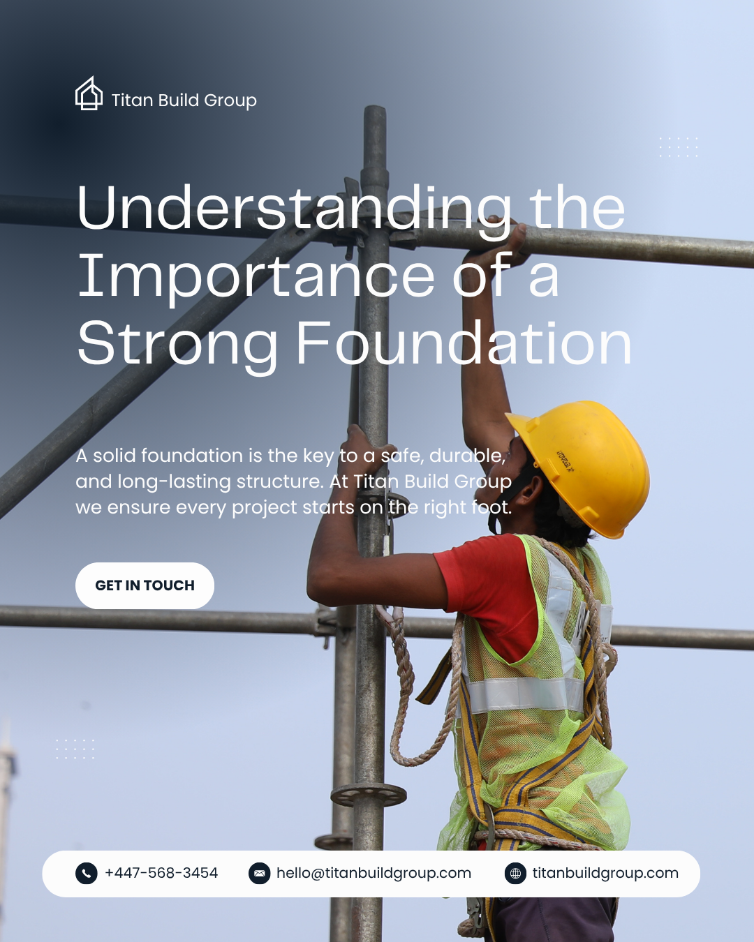 Construction example post 5