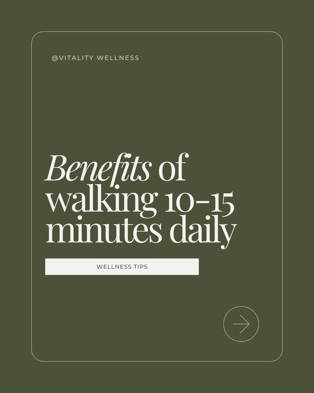 Health & Wellness example post 1