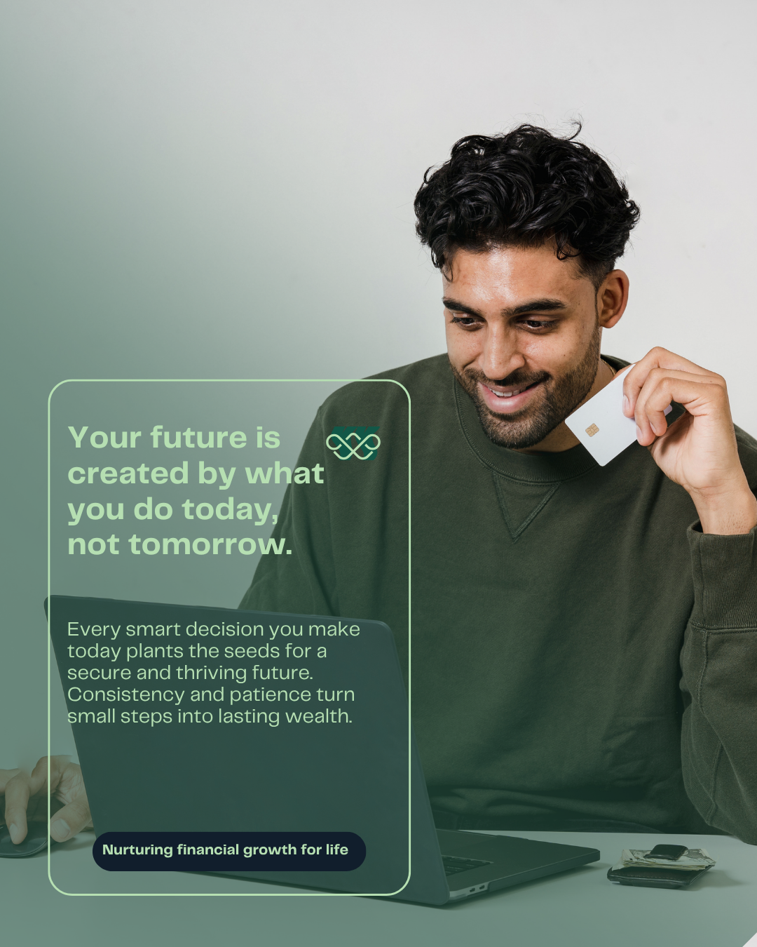 Finance social media post example