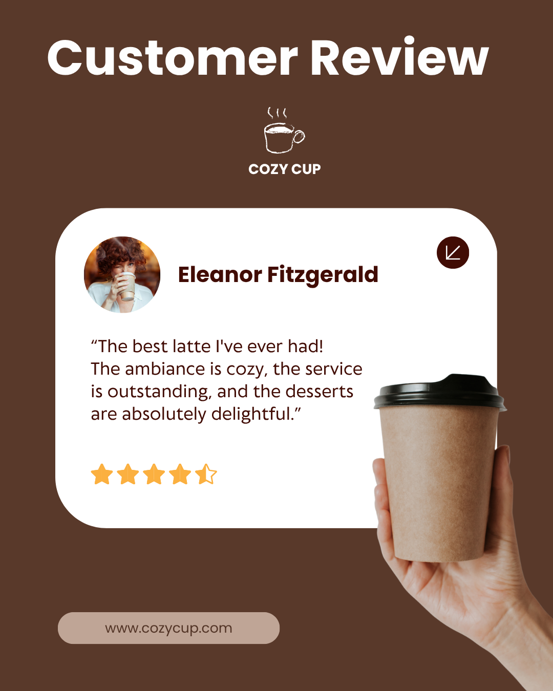 Restaurants & Cafés example post 1