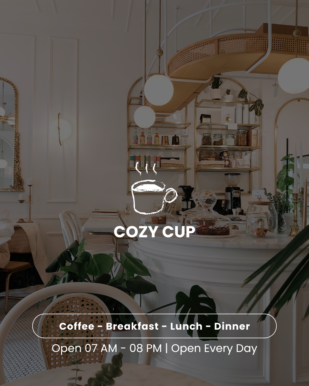 Restaurants & Cafés example post 3