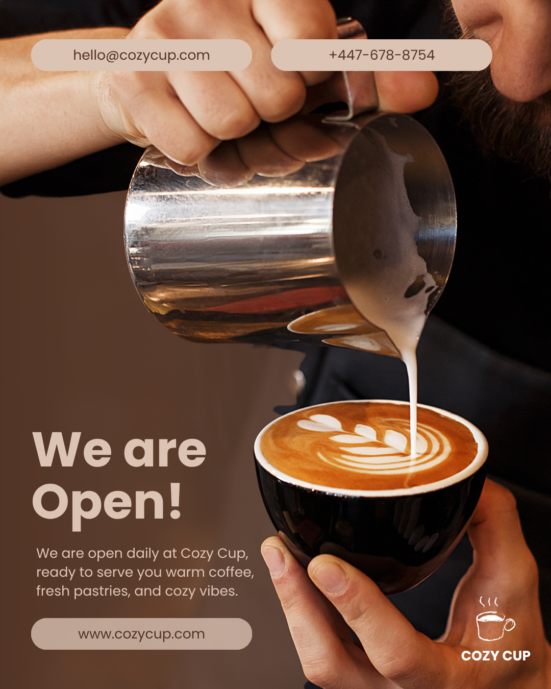 Restaurants & Cafés example post 4